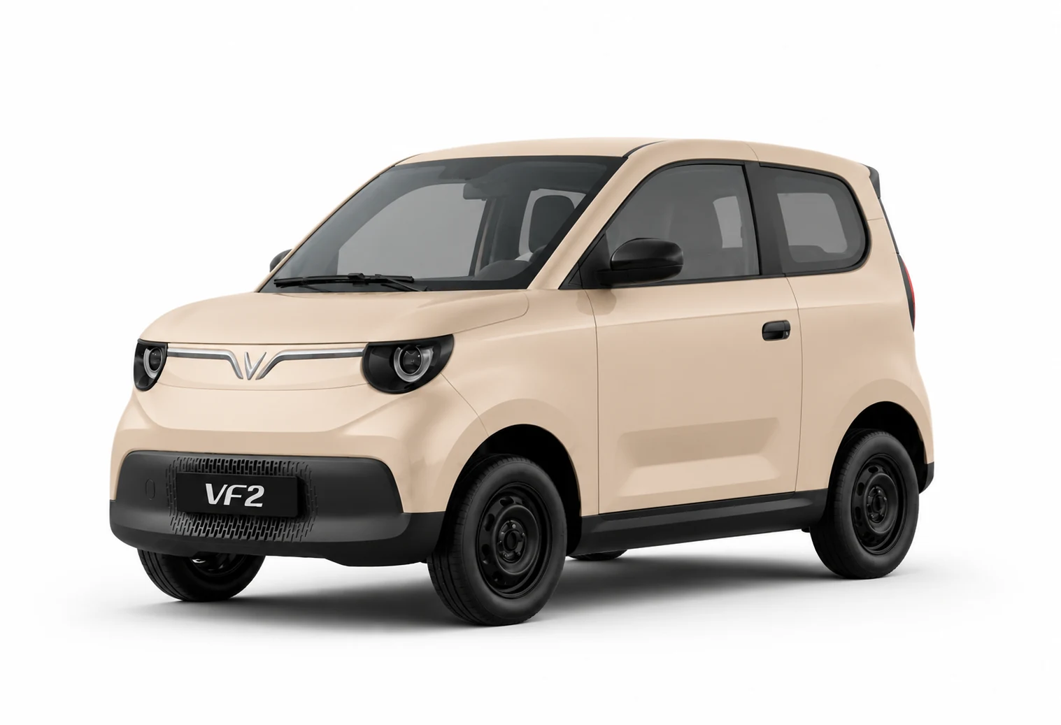 Đánh giá thiết kế tiện nghi trên VinFast VF 2 Màu Nâu Be Cát cho đô thị